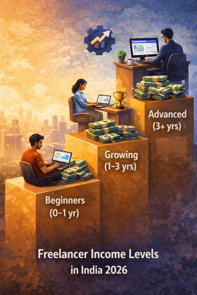 Freelancers earning in India